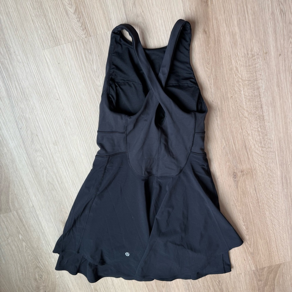 lululemon athletica Black Athletic Fit-and-Flare Dress - Picture 3 of 4